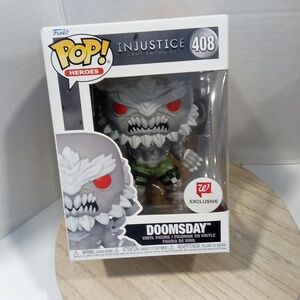 Funko POP! Heroes Injustice Doomsday Figure #408- Gray and Red